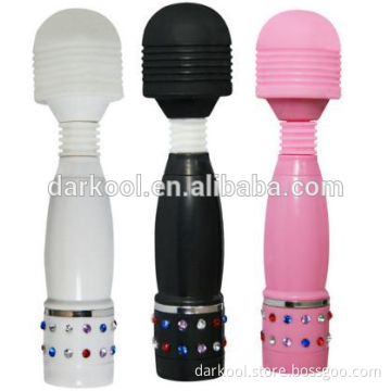 DW007/Girl's Diamond Multi-Speeds Pocket Wand Massage Sex Clitoris Vibrator Toys